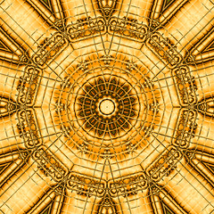 Mandala - geometric pattern in Buddhist and Hindu style.
