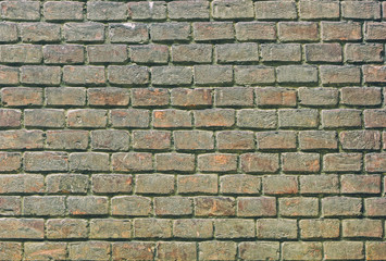 Texture of an old red  brick. vintage