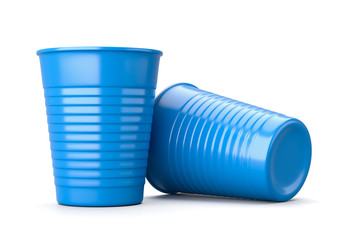 Plastic Cup on White