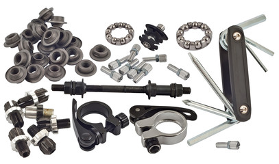 Bicycle spare parts for the repair of a bicycle