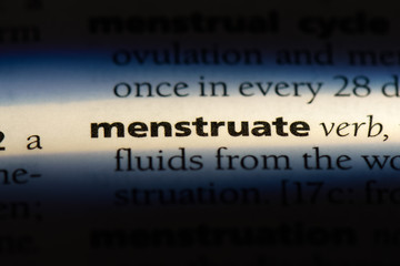 menstruate