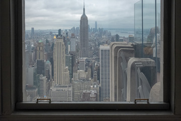 Fototapeta na wymiar View from Rockefeller Center