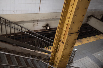 Sculpture Worker New York Subway