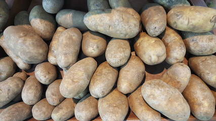 A bundle of nice and fresh potato