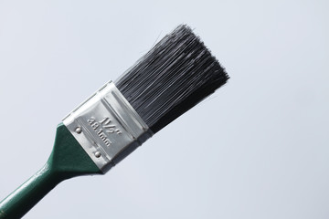 Paint brush isolated on white background.