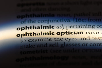 ophthalmic optician