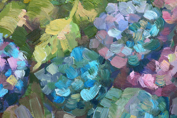 Naklejka premium abstract background. oil painting