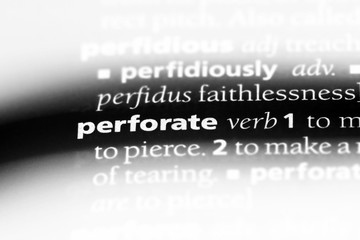 perforate