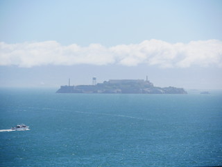 Alcatraz im Nebel, San Francisco