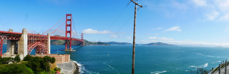 Golden Gate Bridge und Alcatraz, San Francisco