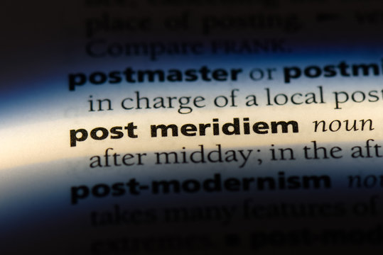 post meridiem