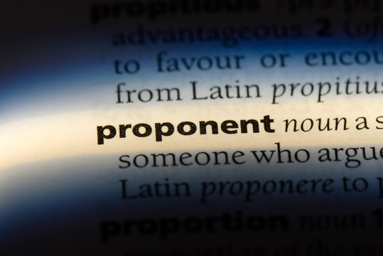proponent
