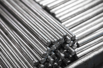 metal bars, chrome plated