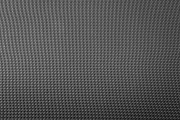 Black air mesh fabric synthetic texture background. (Black and white tone)