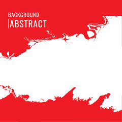 Abstract Background. Vector colorful grunge banners (brushes). red grunge brush strokes oil paint