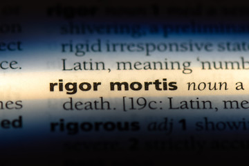 rigor mortis