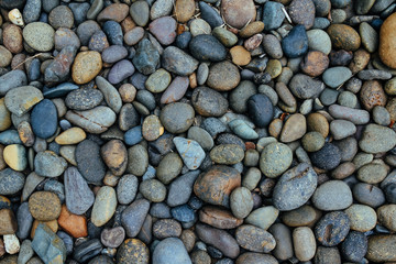 Pebbles stone background 