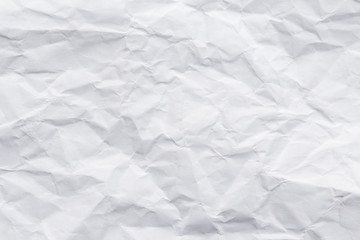 White crumple paper background