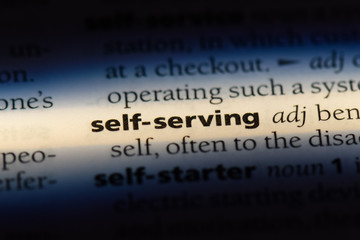 self serving