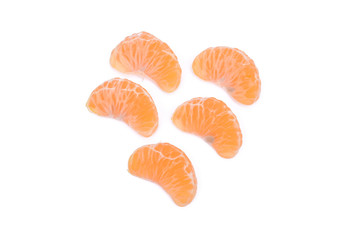 Mandarin isolated on white background