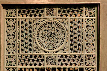 Details of decoration of Ali Al Rifai mosque. Cairo, Egypt. January, 2005