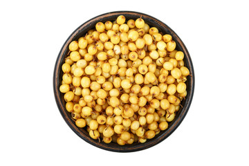 seabuckthorn in a plate isolated