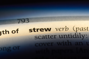 strew