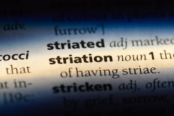 striation