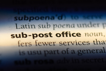 sub post office