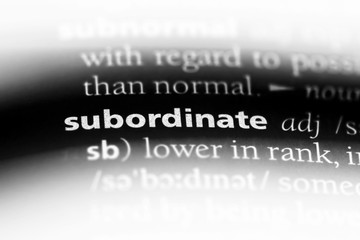 subordinate
