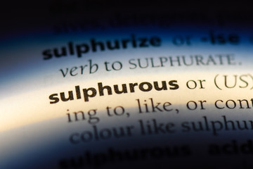 sulphurous