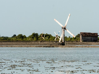 Traditional Sea Salt Ponds Indonesia