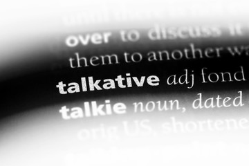 talkative