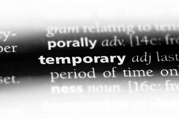 temporary