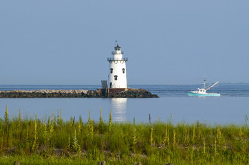 Connecticut Lighthouse Guides Fishing Boat Home