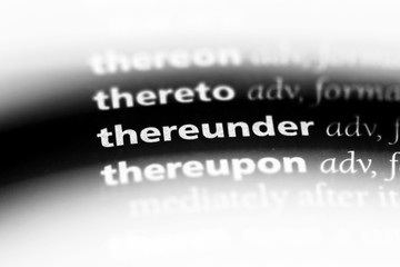 thereunder
