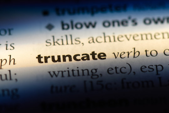 รูปภาพTruncate – เลือกดูภาพถ่ายสต็อก เวกเตอร์ และวิดีโอ3,825 | Adobe Stock