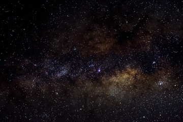 Obraz na płótnie Canvas Stars and galaxy outer space sky night universe black starry background 