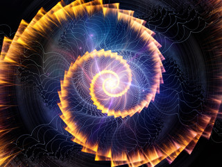 Swirling Spiral Background