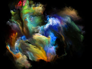 Obraz na płótnie Canvas Acceleration of Color Motion