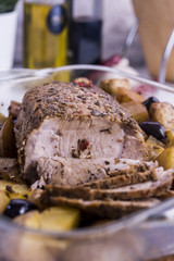 Lomo de cerdo con Patatas