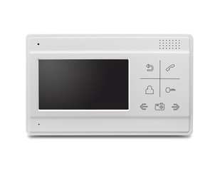 House video intercom isolated on white background