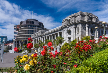 Wellington New Zealand Parliament Buildings 