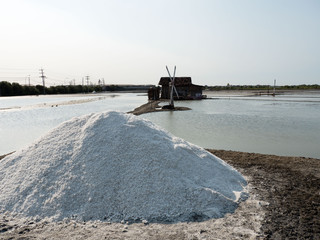Traditional Sea Salt Ponds Indonesia