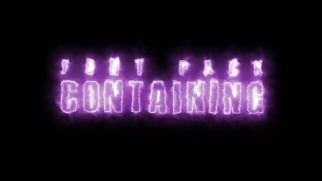 4k Halloween Alphabet Letters Pack/
Animation of a pack of funny halloween ABC letters, with turbulence effect on letters, numbers and special characters