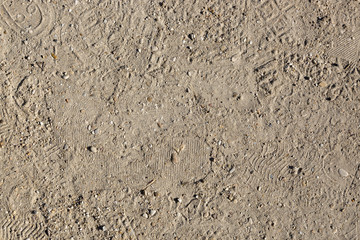 Texture and background of the footpath in the Tuileries Garden in Paris.