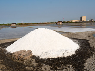 Traditional Sea Salt Ponds Indonesia