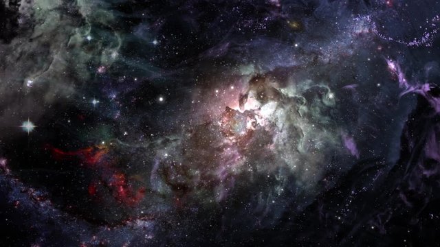 Space galaxy background animation