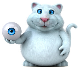 Fun cat - 3D Illustration