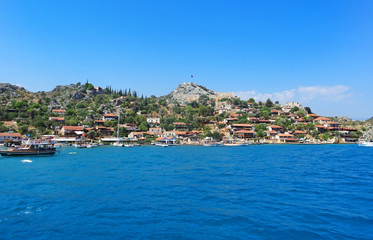 Obraz premium Wyspa Kekova, Antalya Turcja.